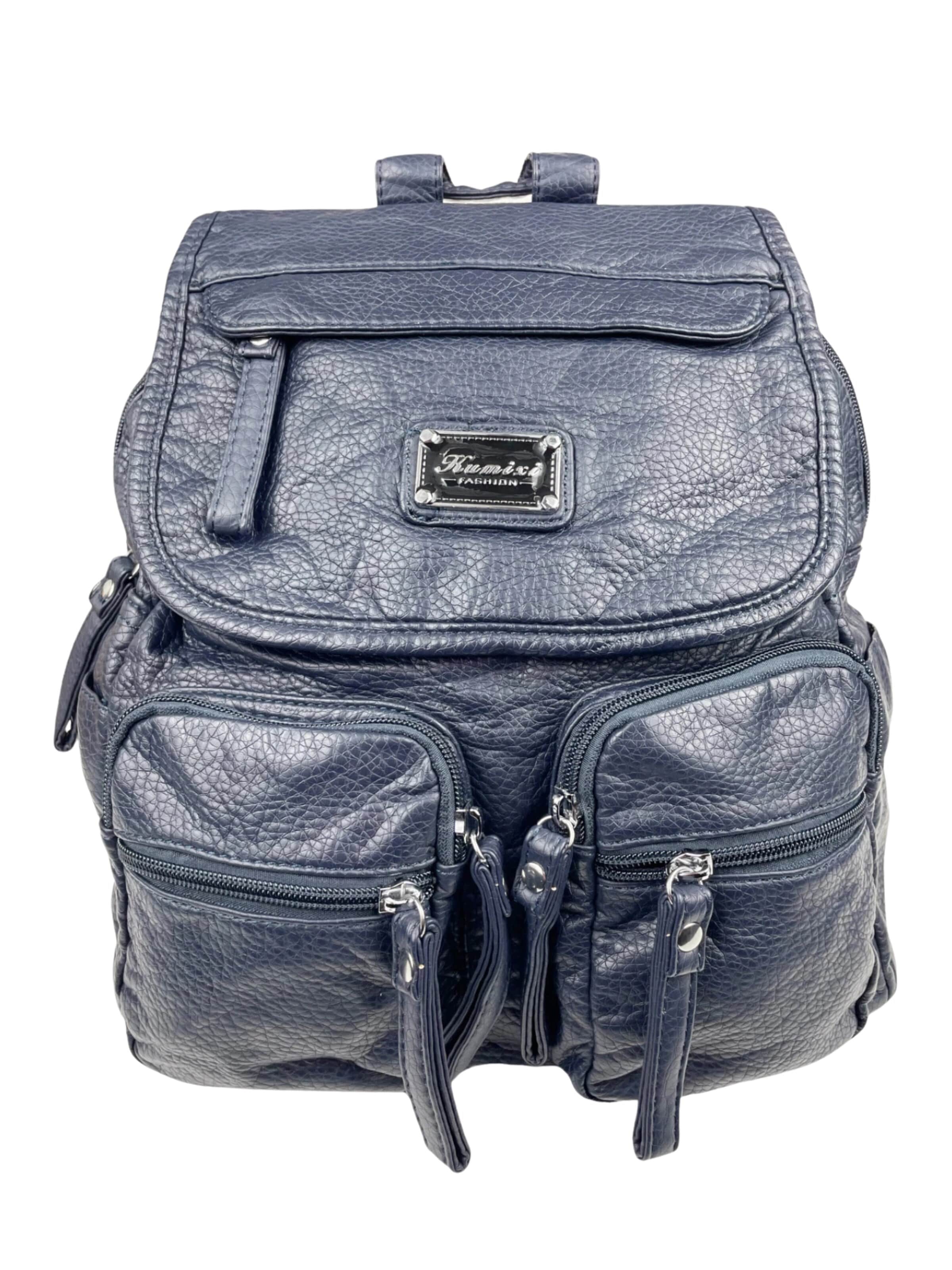 Sac à dos Kumixi en bleu : devant