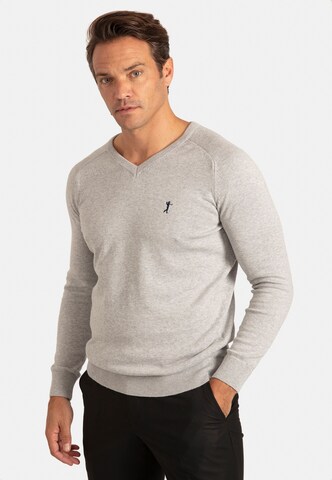 Sir Raymond Tailor Strickpullover 'Santos' in Grau