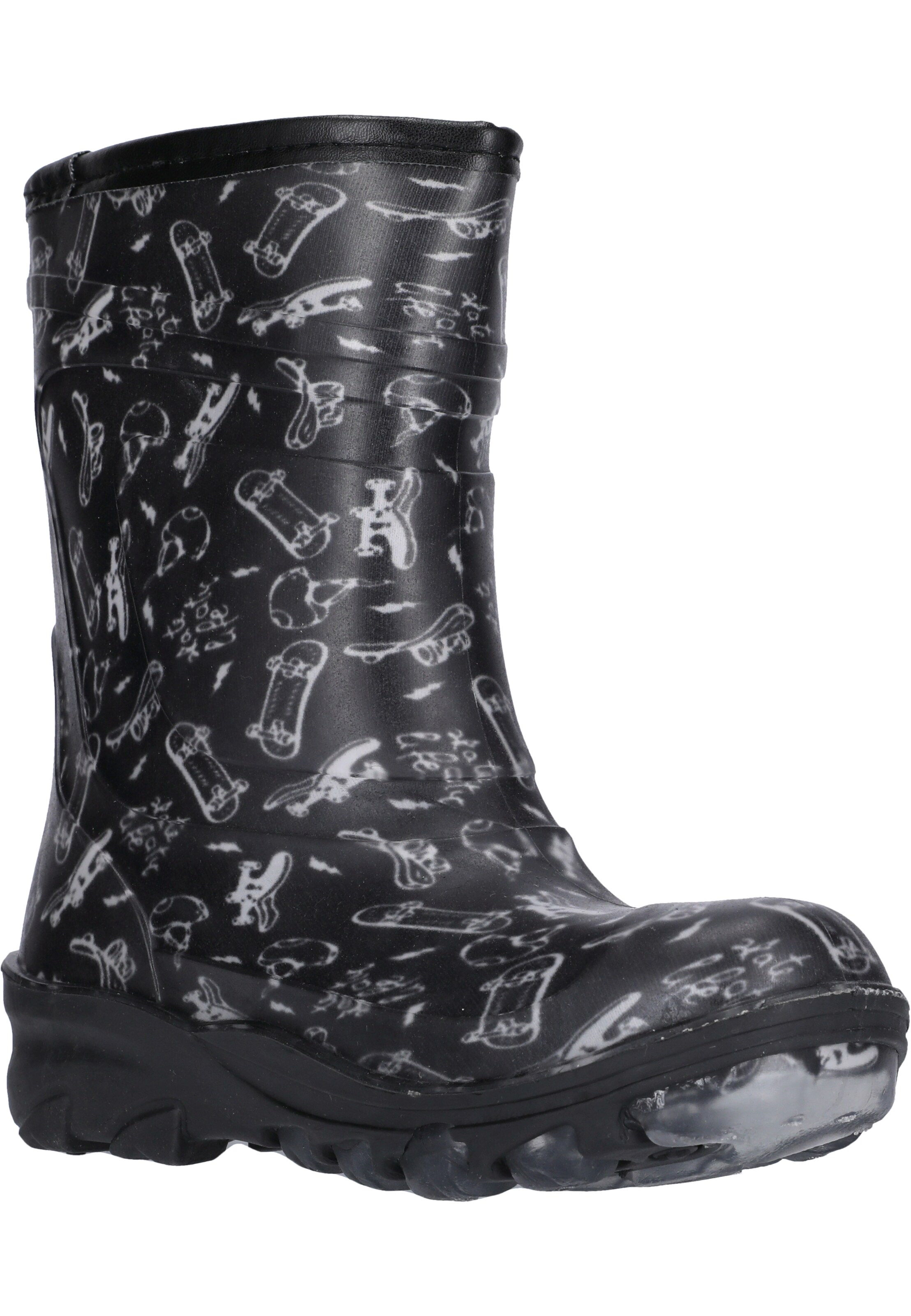 ZigZag Rubber boot 'Cenerki' in Black