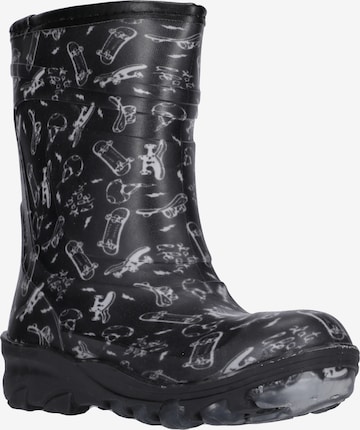 ZigZag Rubber Boots 'Cenerki' in Black