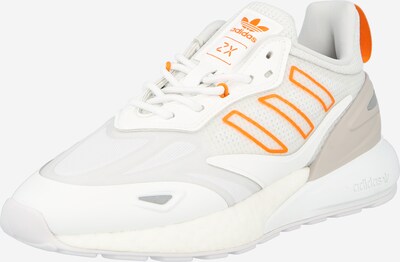 ADIDAS ORIGINALS Zemie brīvā laika apavi 'ZX 2K BOOST 2.0', krāsa - pelēks / oranžs / balts, Preces skats