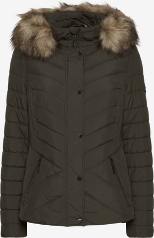 Fransa Between-Season Jacket 'BAVEST' in Green: front