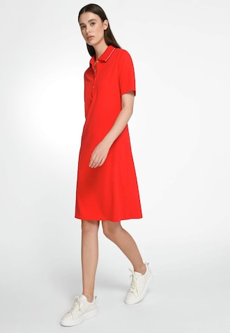 Peter Hahn Polo-Kleid in Rot