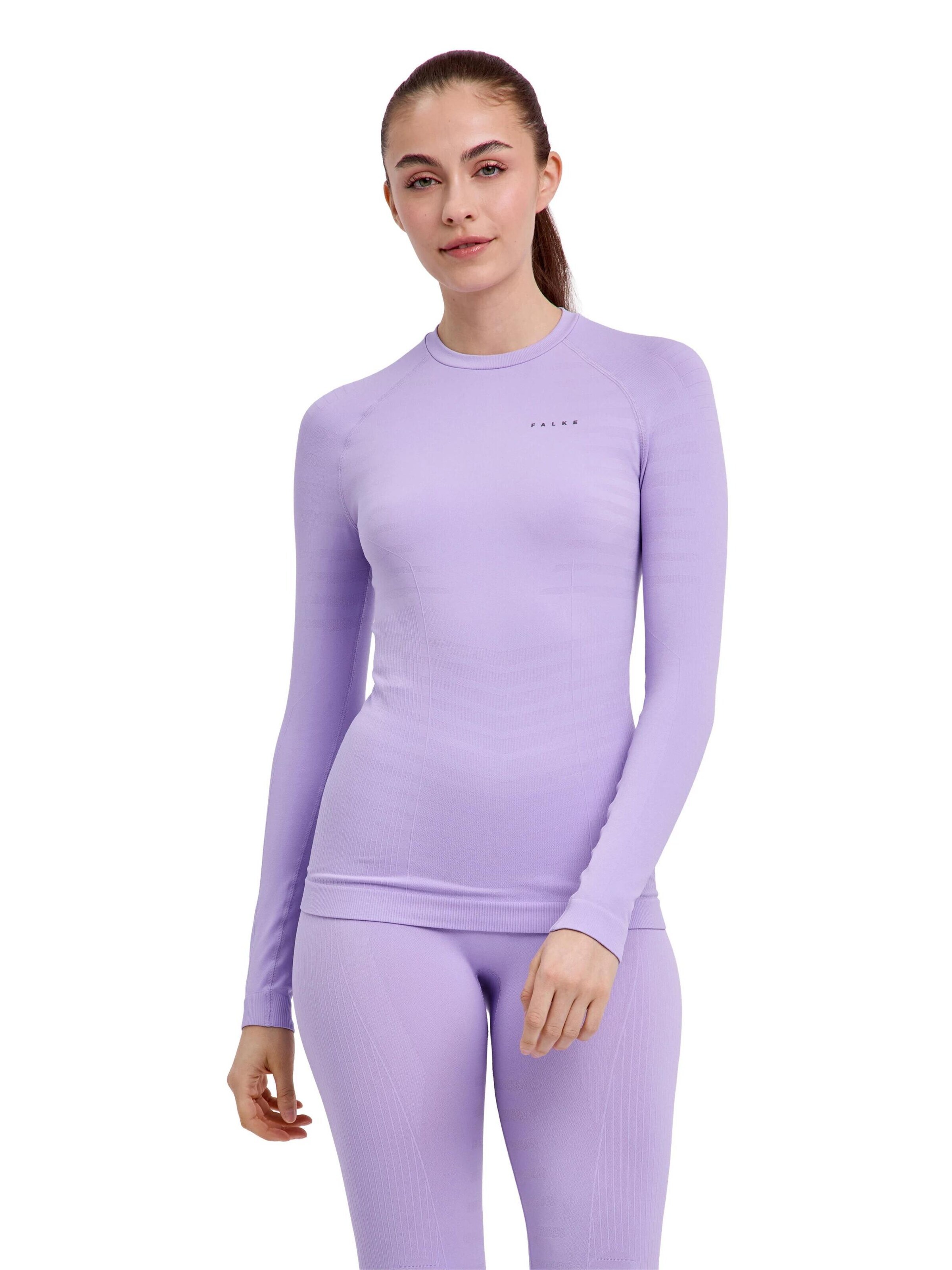 FALKE Base Layer in Purple: front