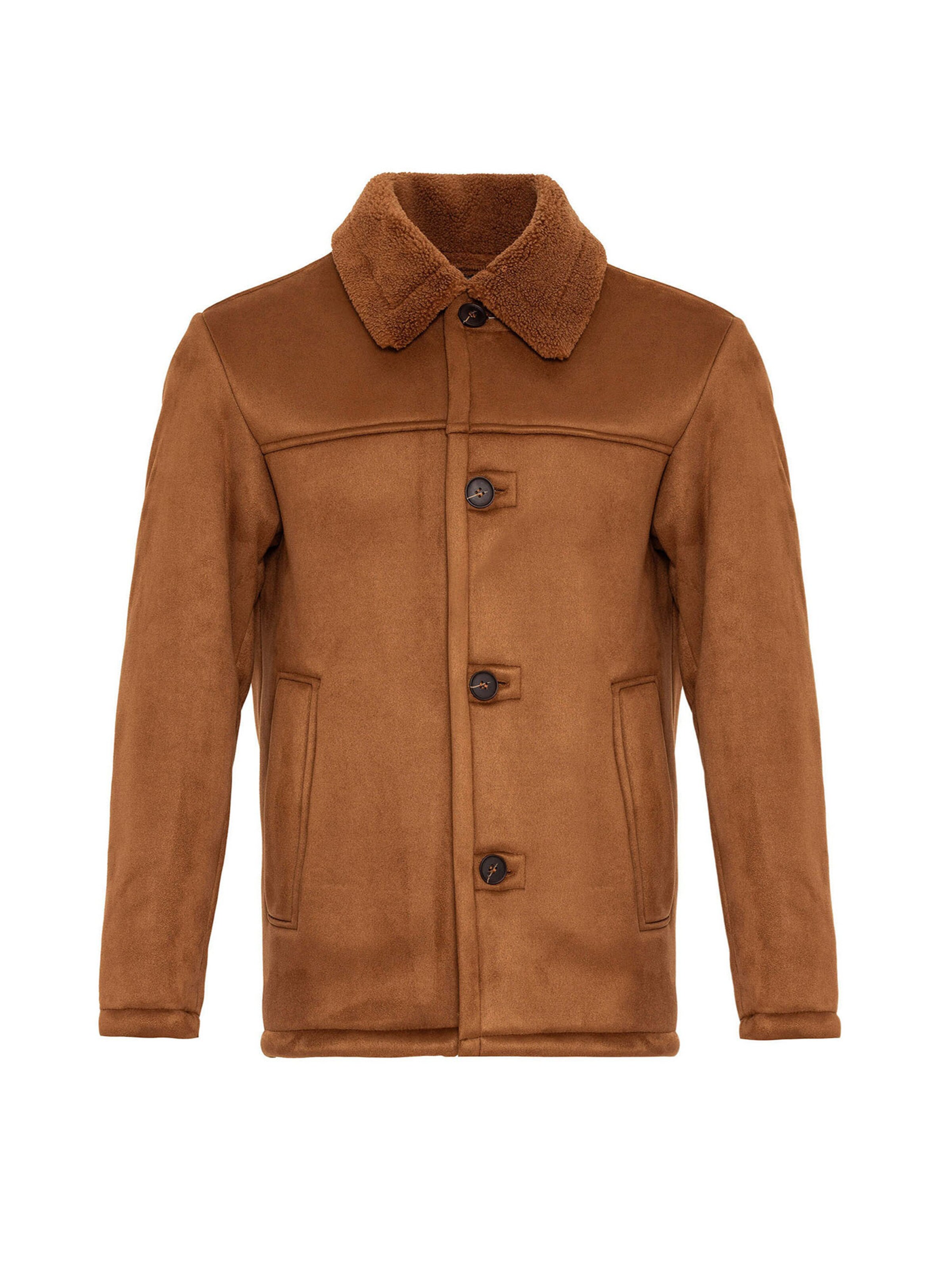 Antioch Płaszcz przejściowy w kolorze brązowy: przód