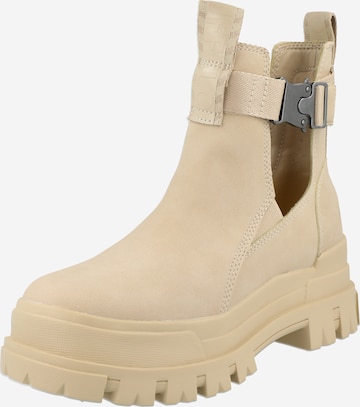 BUFFALO Chelsea boots 'ASPHA COA' in Beige: voorkant