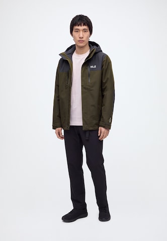 Veste outdoor 'JASPER PRO' JACK WOLFSKIN en vert