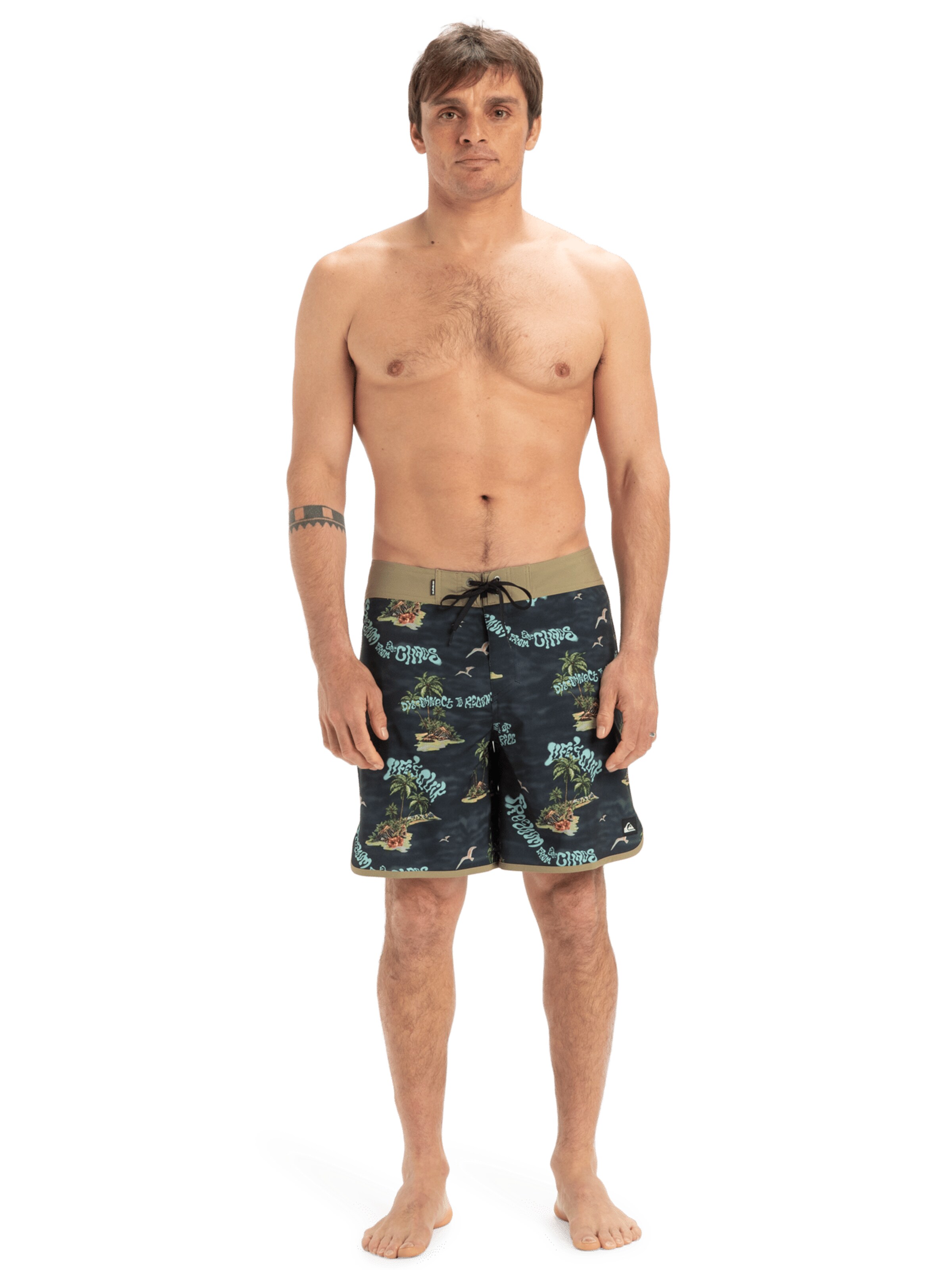 QUIKSILVER Swimming Trunks 'Scallop 18' in Blue