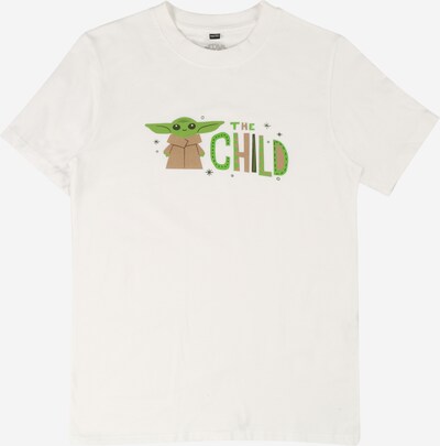 Tricou 'Mandalorian' Mister Tee pe verde / kaki / alb, Vizualizare produs