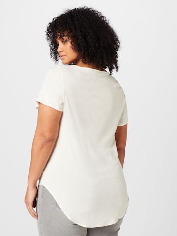balta Vero Moda Curve Marškinėliai 'REBECCA'