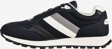 Baskets basses ARMANI EXCHANGE en bleu : devant