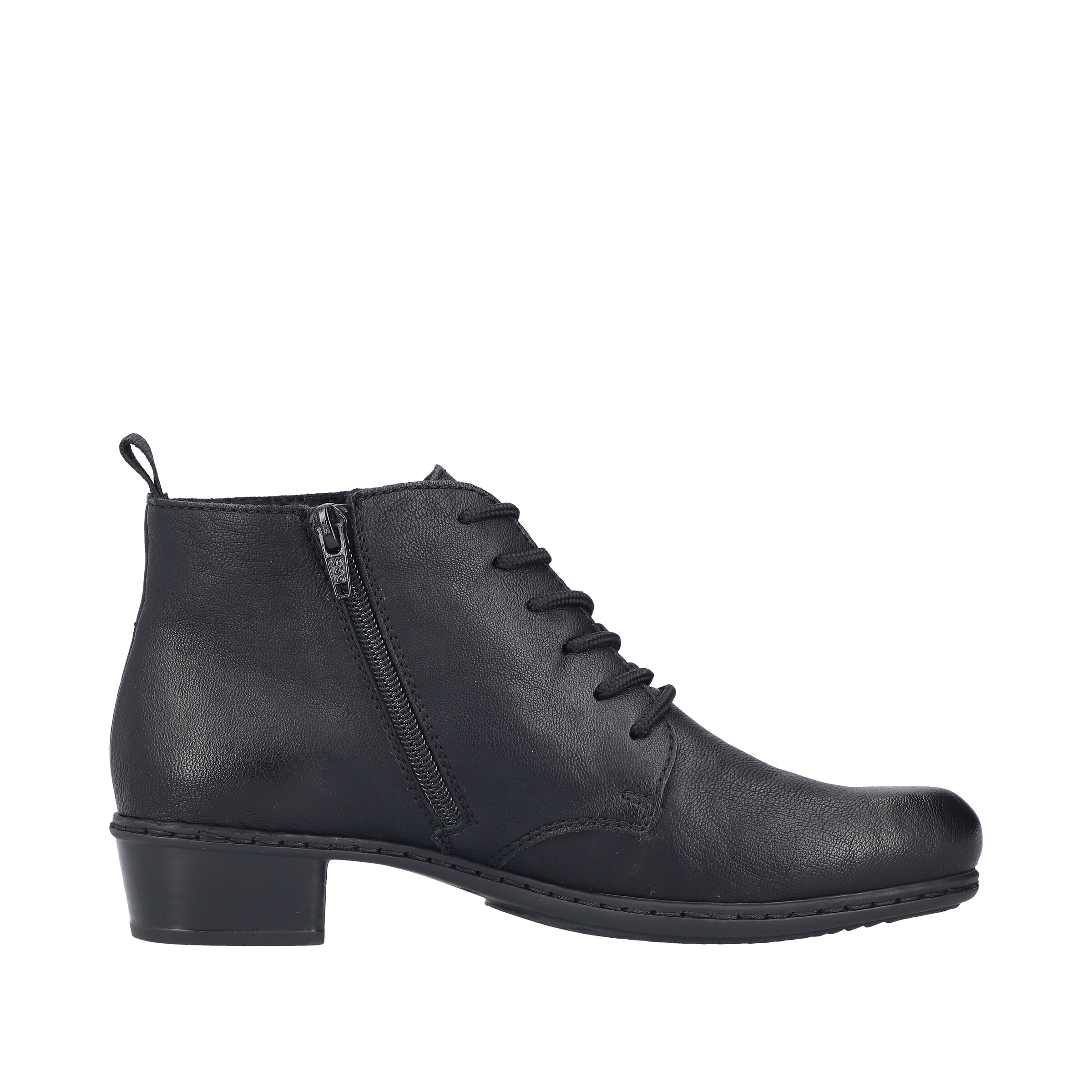 Rieker Schnürstiefelette in Schwarz