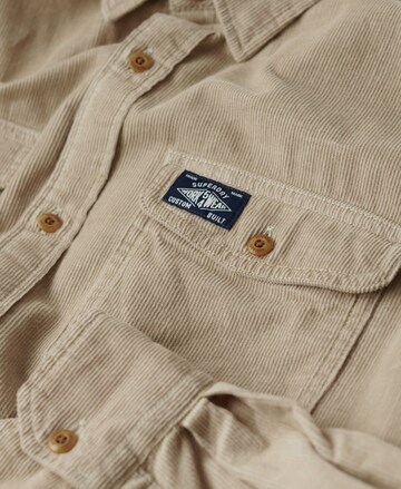 Superdry Regular Fit Hemd 'Trailsman' in Beige