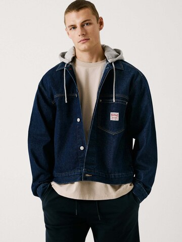 Red Bull Racing x Pepe Jeans Tussenjas 'Red Bull Racing' in Blauw: voorkant