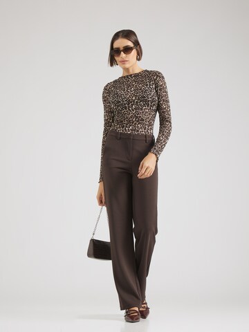 VERO MODA Regular Hose in Braun