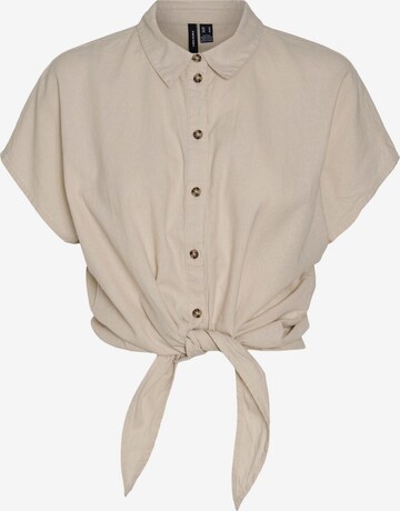 Camicia da donna 'LINA' di VERO MODA in beige: frontale