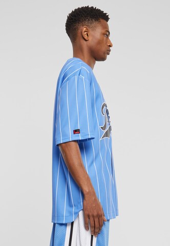 FUBU Regular fit Button Up Shirt 'Fubu Varsity' in Blue