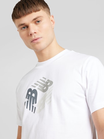 new balance Тениска 'Essentials Explorer' в бяло