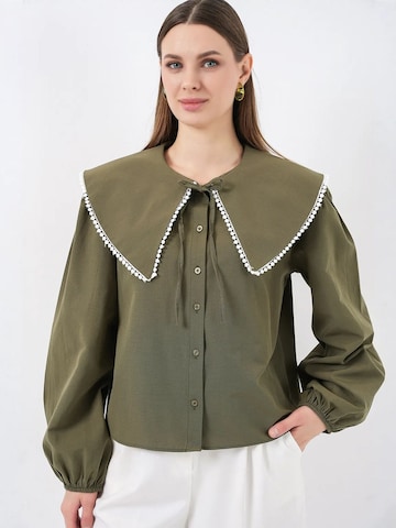 Bigdart Blouse 'Hemden' in Green: front