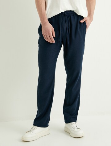 Koton Regular Broek in Blauw: voorkant