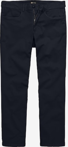 Men Plus Regular Trousers in Blue: front