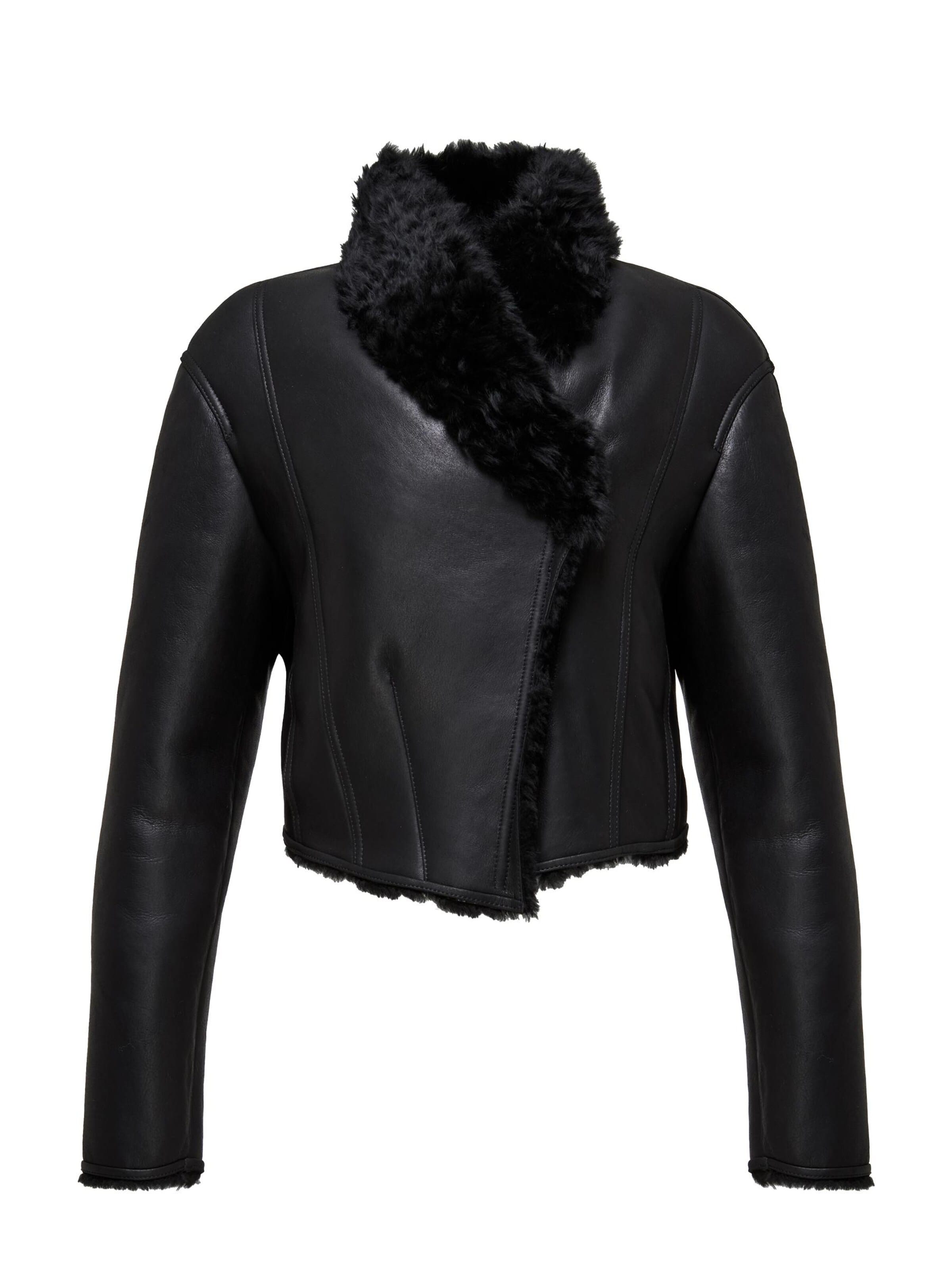 V S P Winterjacke 'Severina'‌‌‌ in Schwarz: Vorderseite