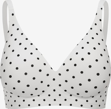 cfab (formerly creamy fabrics) - Sujetador 'Comfort Push-Up BH' en blanco: frente