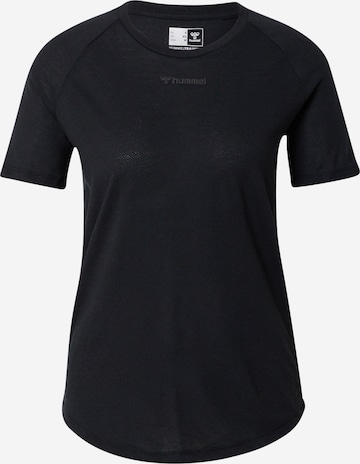 Hummel Performance Shirt 'Vanja' in Black: front