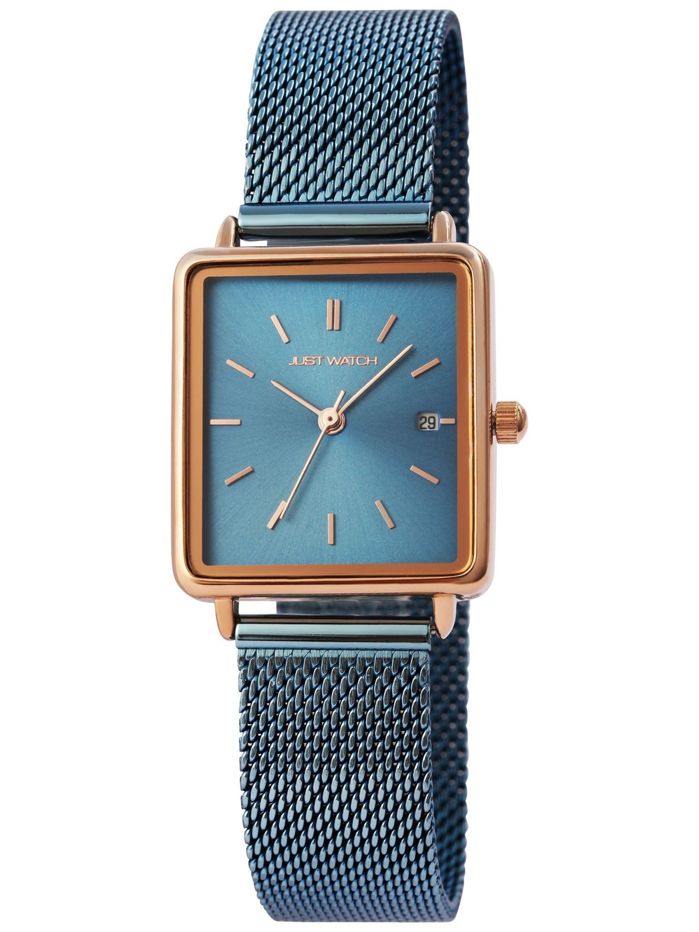 Just Watch Analog Watch 'Sienna, Datumsanzeige' in Blue