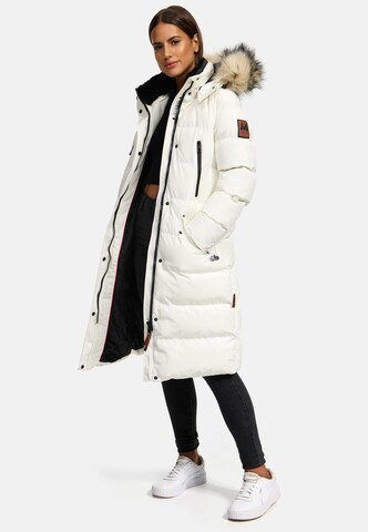 Manteau d’hiver 'Schneesternchen' MARIKOO en blanc