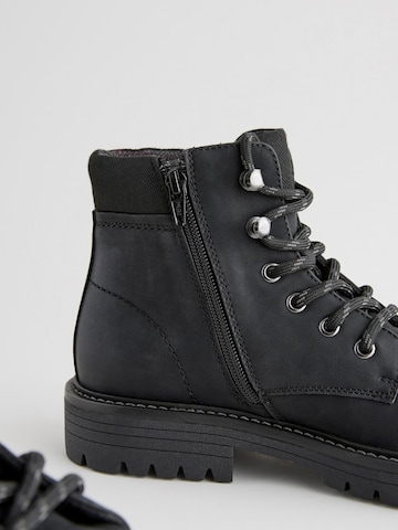 Next Lace-Up Boots in Black