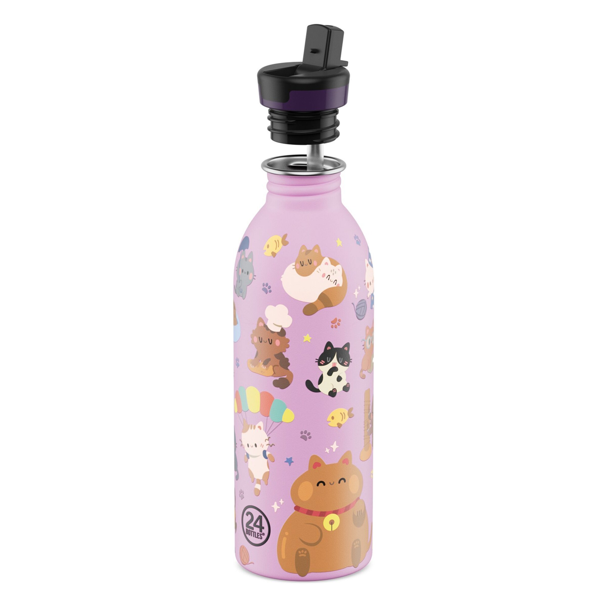 24Bottles Drinkfles 'Urban' in Roze