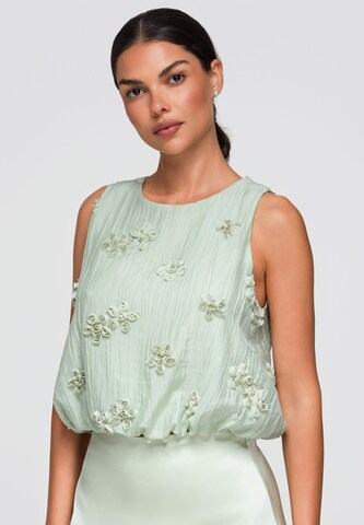 Ombre Shirt in Green: front