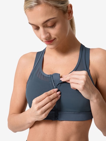 Yvette Push-up Sports Bra in Grey