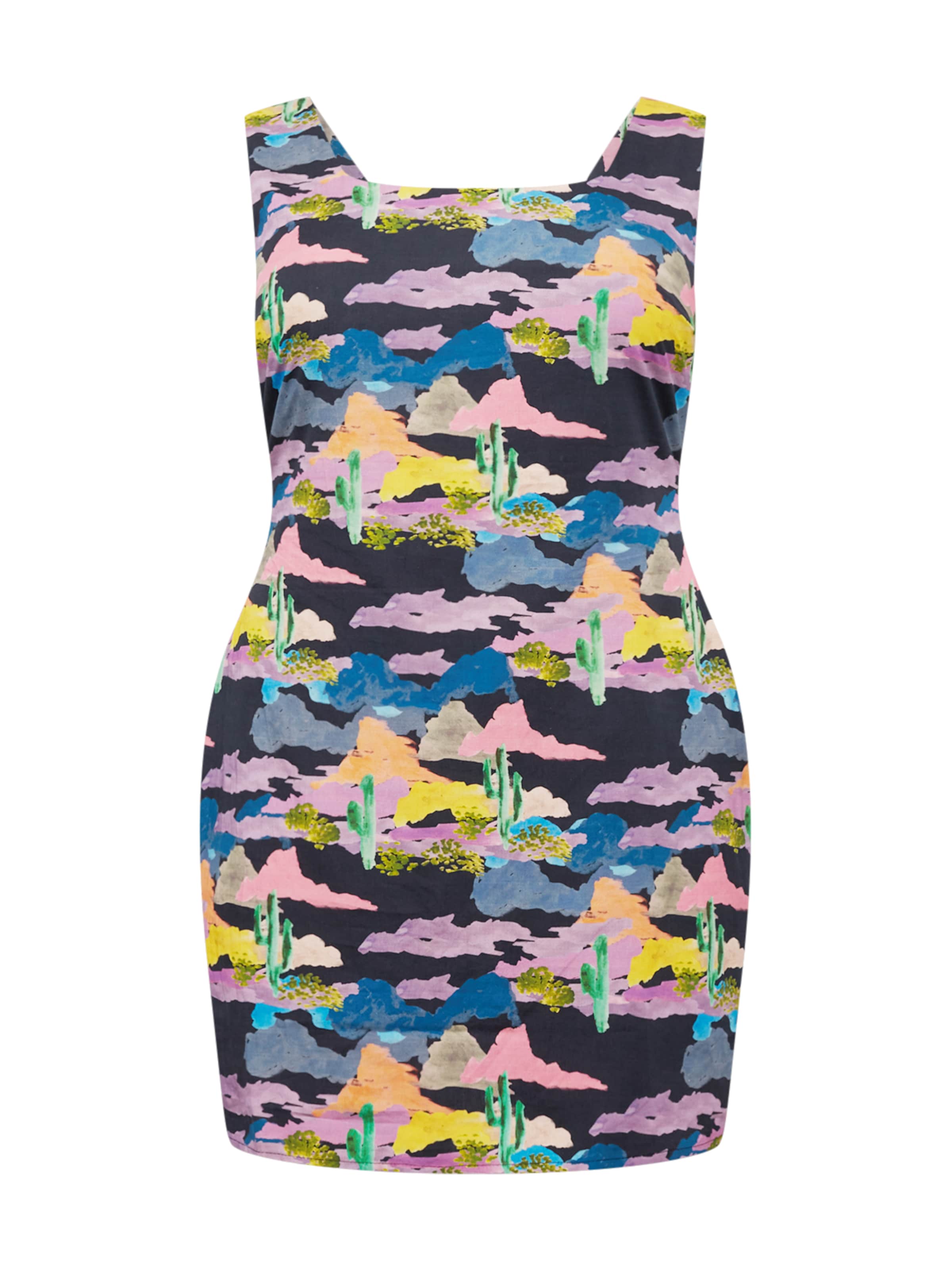Nasty Gal Plus Φόρεμα 'Cactus' σε ανάμεικτα χρώματα: μπροστά