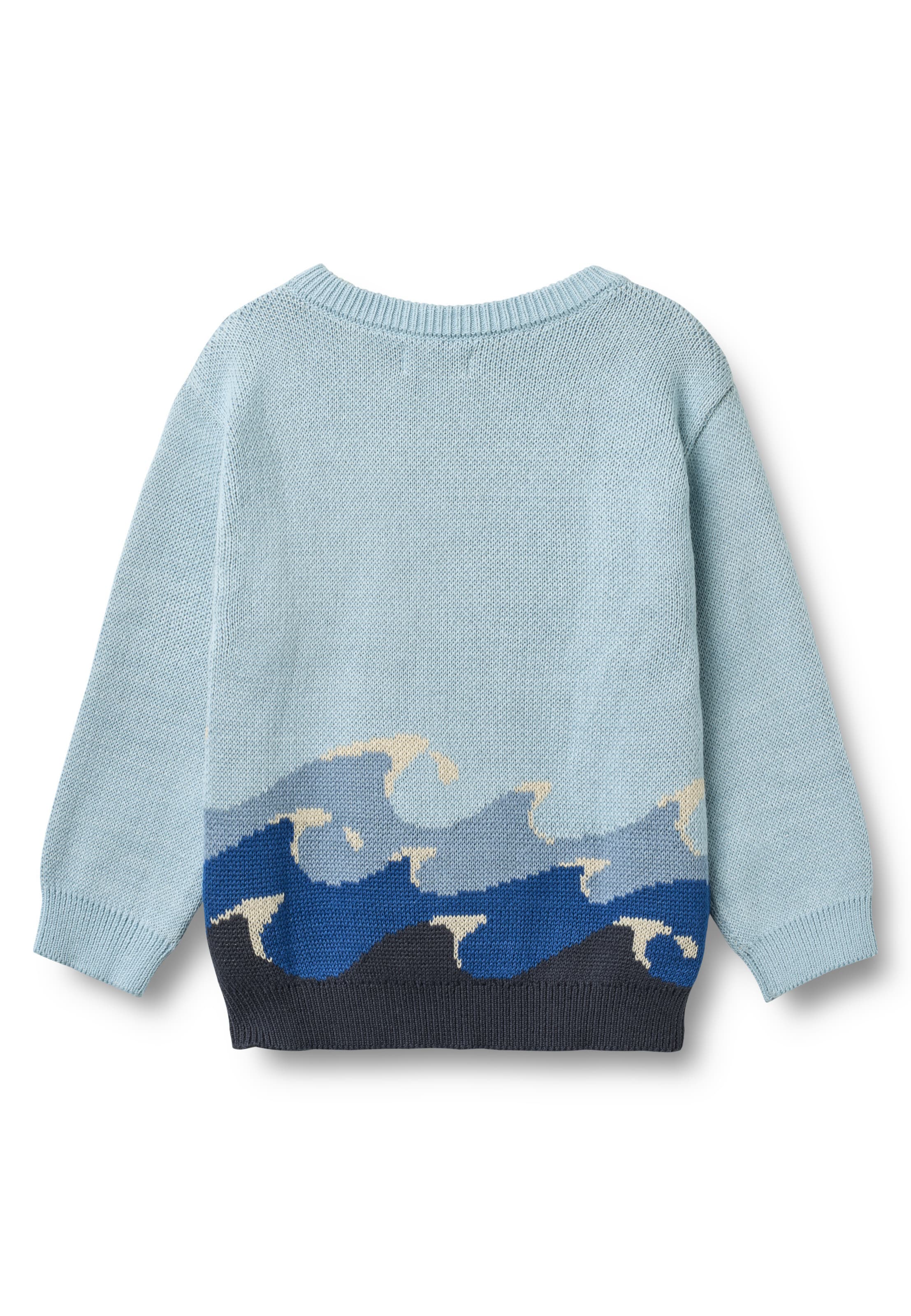 WHEAT Svetr 'Knud' – modrá