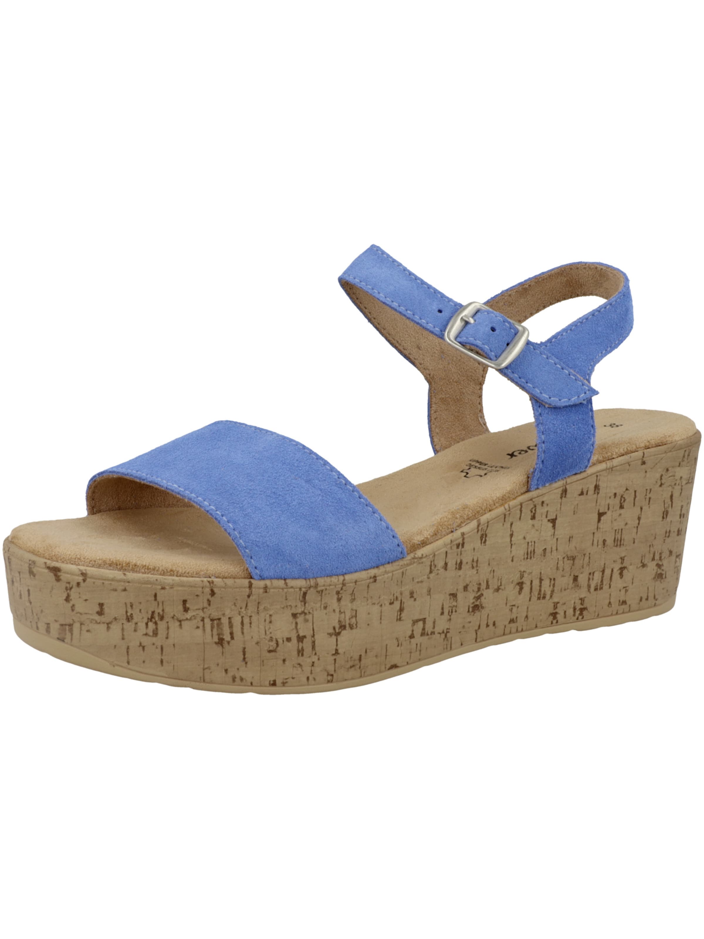 s.Oliver Sandaal in Blauw: voorkant