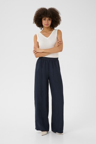 CULTURE Wide leg Trousers in Blue