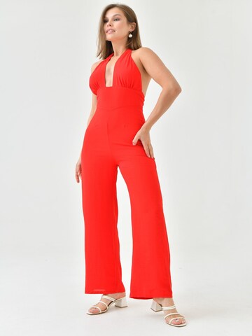 WOMAN VISION Jumpsuit in Rot
