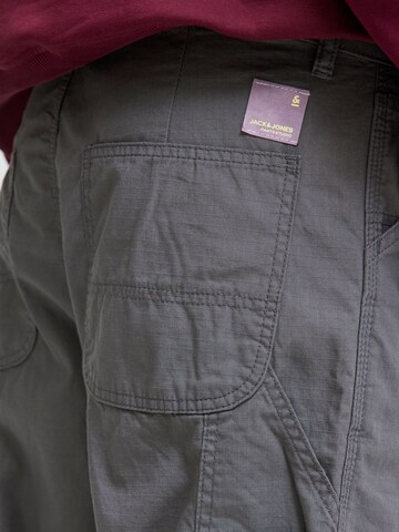 JACK & JONES Loose fit Trousers 'JPSTAlex' in Grey