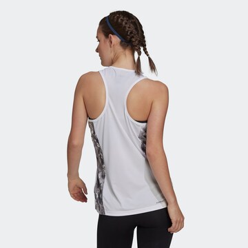 Sport top de la ADIDAS SPORTSWEAR pe alb