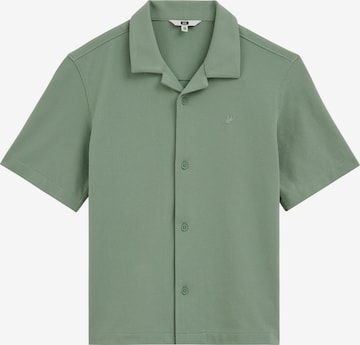 WE Fashion Regular Fit Paita värissä vihreä: etupuoli