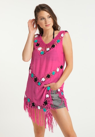 IZIA Top in Roze: voorkant