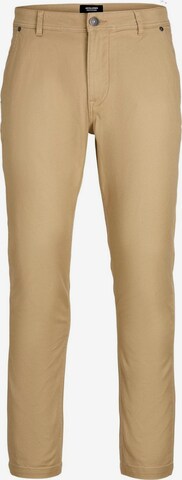 Regular Pantalon JACK & JONES en marron : devant