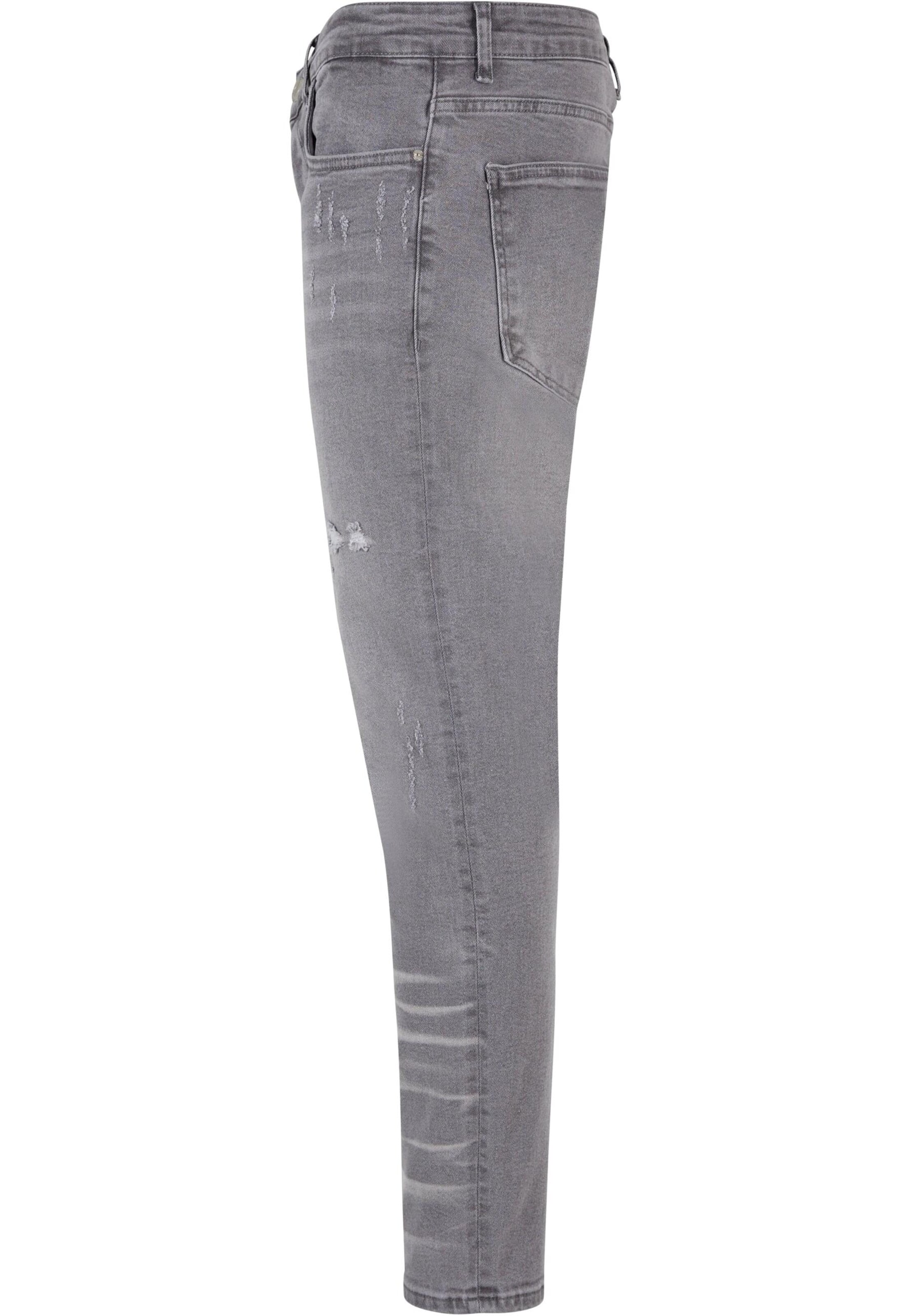 2Y Premium Tapered Jeans in Grey
