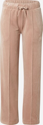 Karl Kani Loose fit Pants in Brown: front