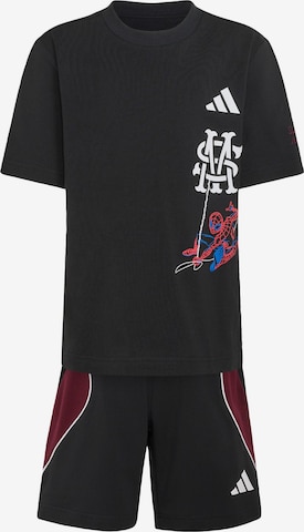 ADIDAS SPORTSWEAR Tracksuit 'Marvel Spider-Man' in Black: front