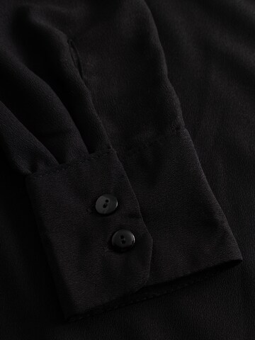 Momenti Per Me Pajama Shirt 'Bella' in Black