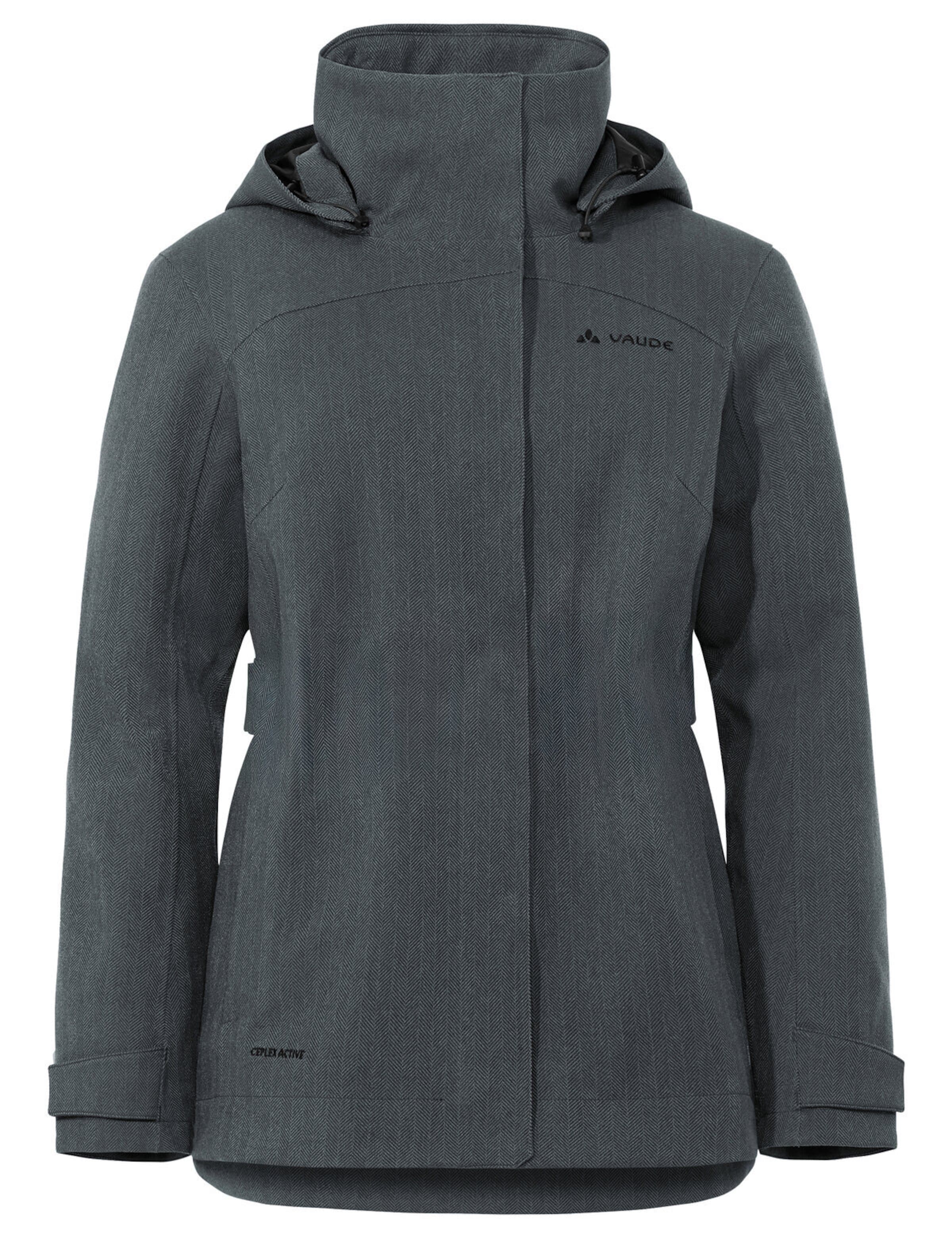 VAUDE Outdoorjacke 'Skomer' in Grau: Vorderseite