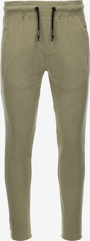 Ombre Broek 'P946' in Groen: voorkant